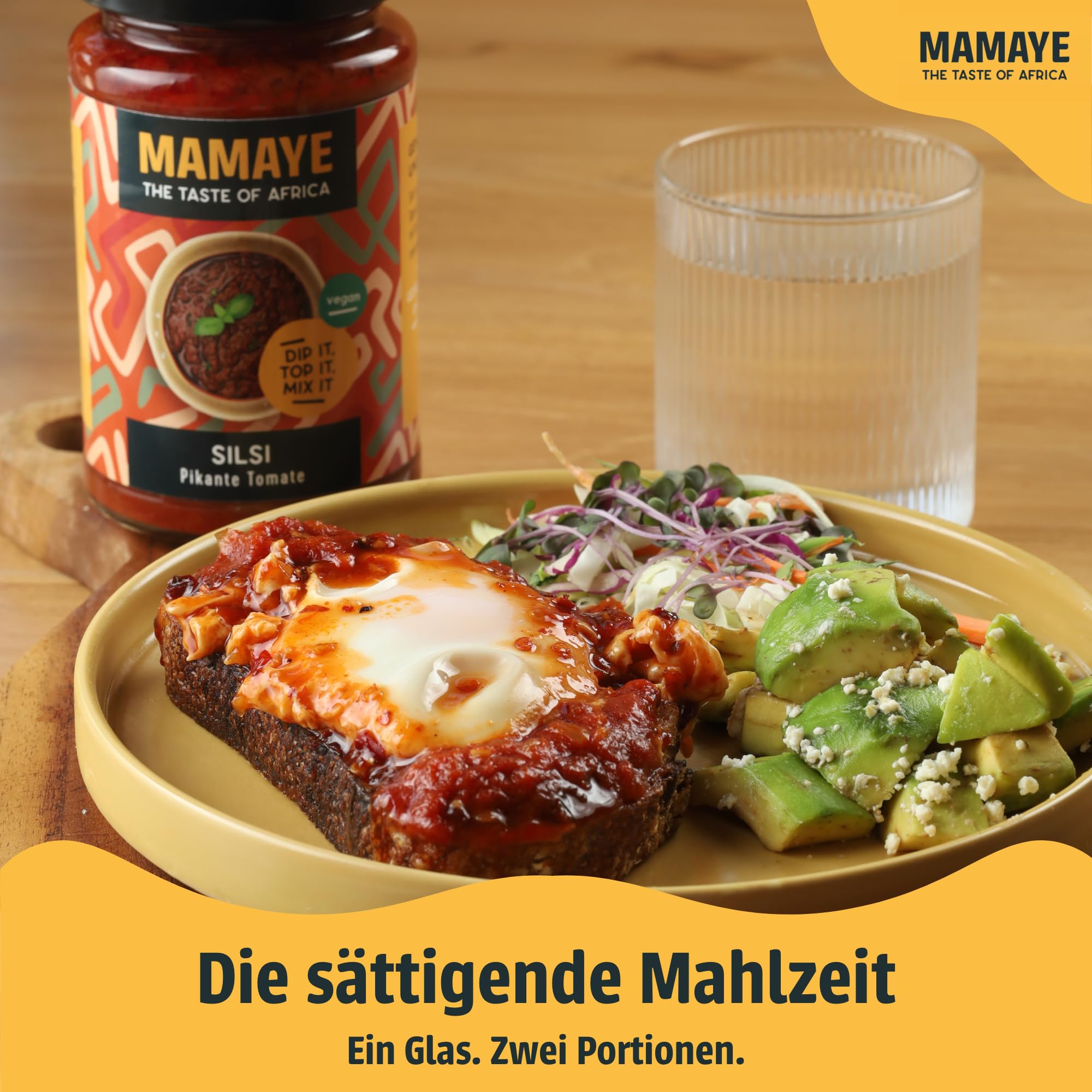 Mamaye® Deine Linsenliebe – 6er-Bundle Vegane Ostafrikanische Linsen Bowls | Proteinreich, Glutenfrei & Vegan | Schnell, Gesund & Natürlich | 6×380 g