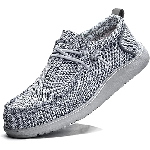 ITAZERO Men Extra Wide Shoes - 4E to 5E Wide Toe Box Shoes for Men XX Wide Width Swollen Feet - Men's Loafers & Slip-ons with Arch Support Insole for Plantar Fasciitis