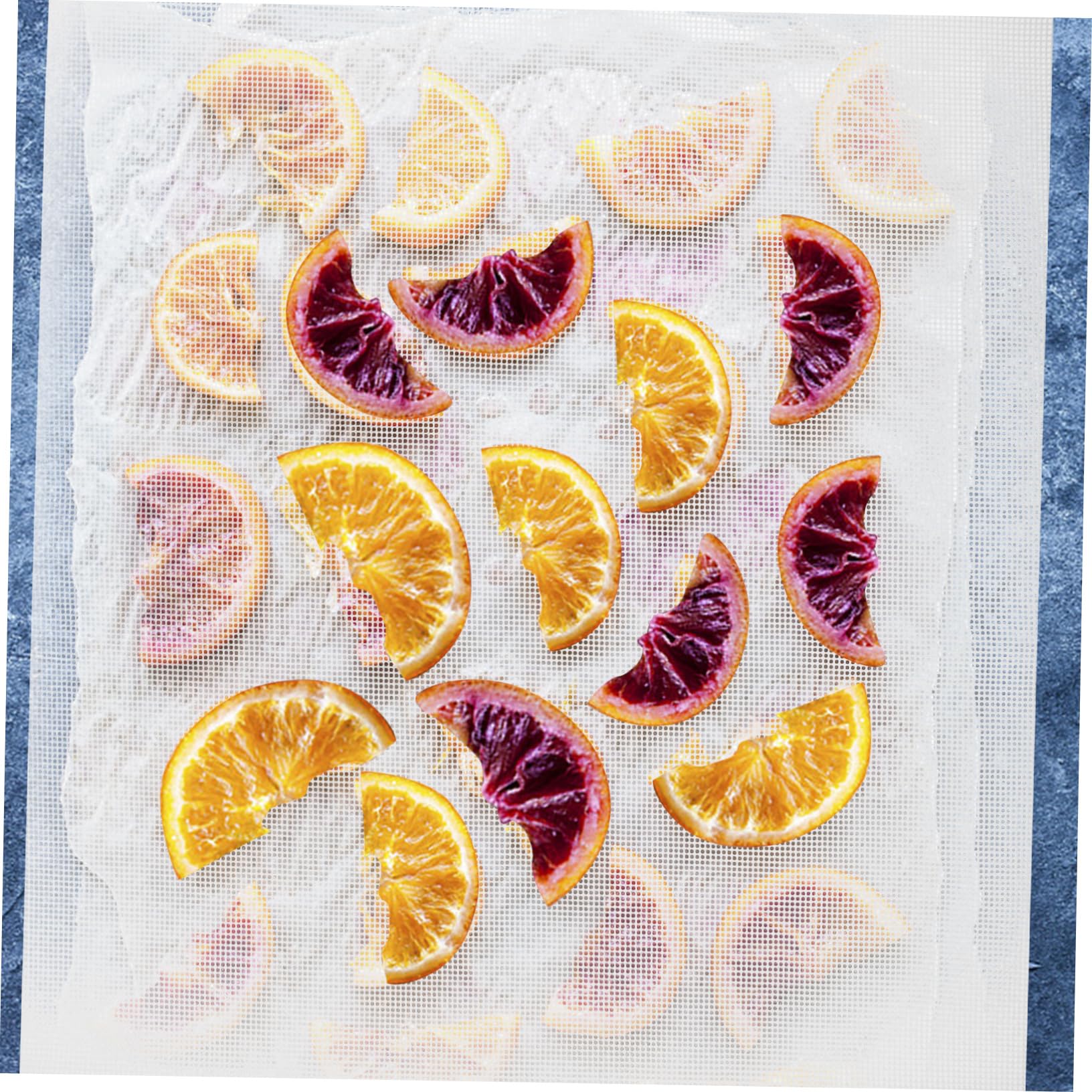 GLEAVI 8Pcs Silicone Dehydrator Sheets Non Stick Food Dryer Liners for Fruit Vegetable Drying Easy to Clean for Dehydrator Machines