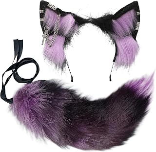 Fluffy Plush Wolf Cosplay Set