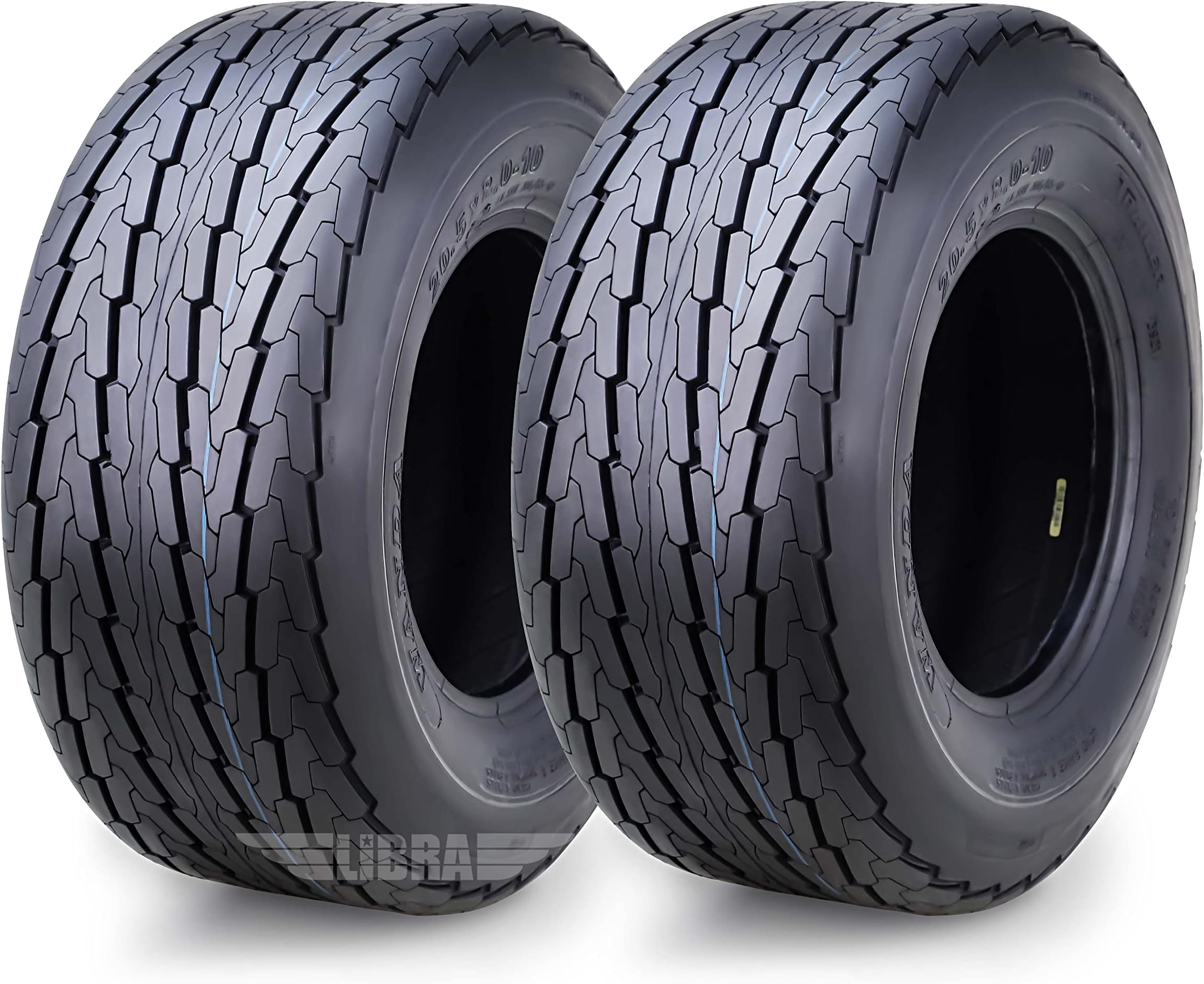 WANDA 2 Trailer Tires 20.5x8-10 10PR Load Range E - 11045