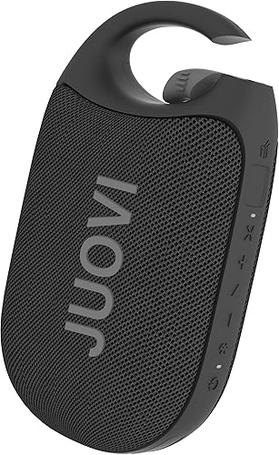 Altavoz Bluetooth portátil inalámbrico con clip, 24 horas de reproducción, mini altavoz de ducha IP68, impermeable y a prueba de polvo, mosquetón