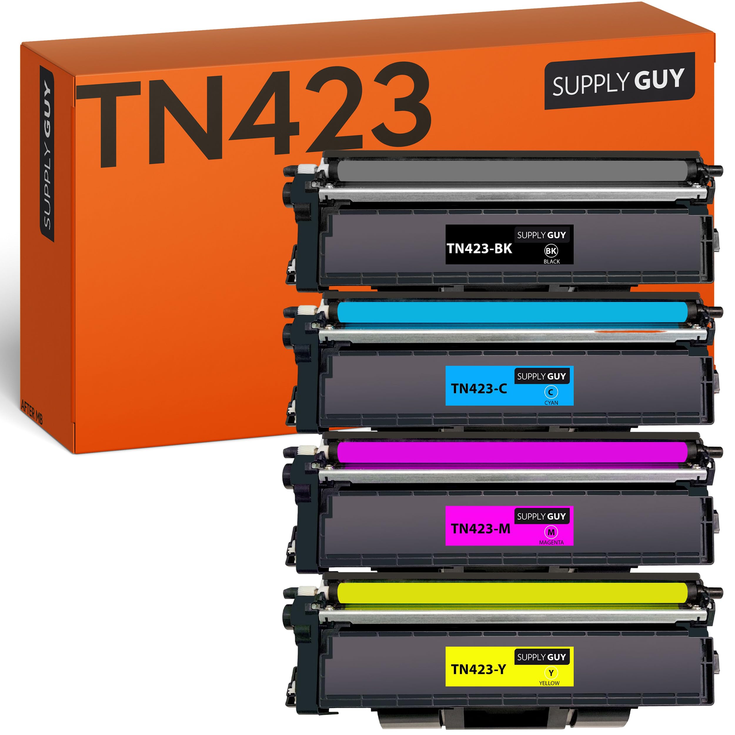 Supply Guy TN423, TN421 Cartucce di Toner Compatibile con Brother TN-423, TN-421 per Brother MFC-L8690CDW, MFC-L8900CDW, HL-L8260CDW, HL-L8360CDW, DCP-L8410CDW Multipack 4 Cartuccia Toner