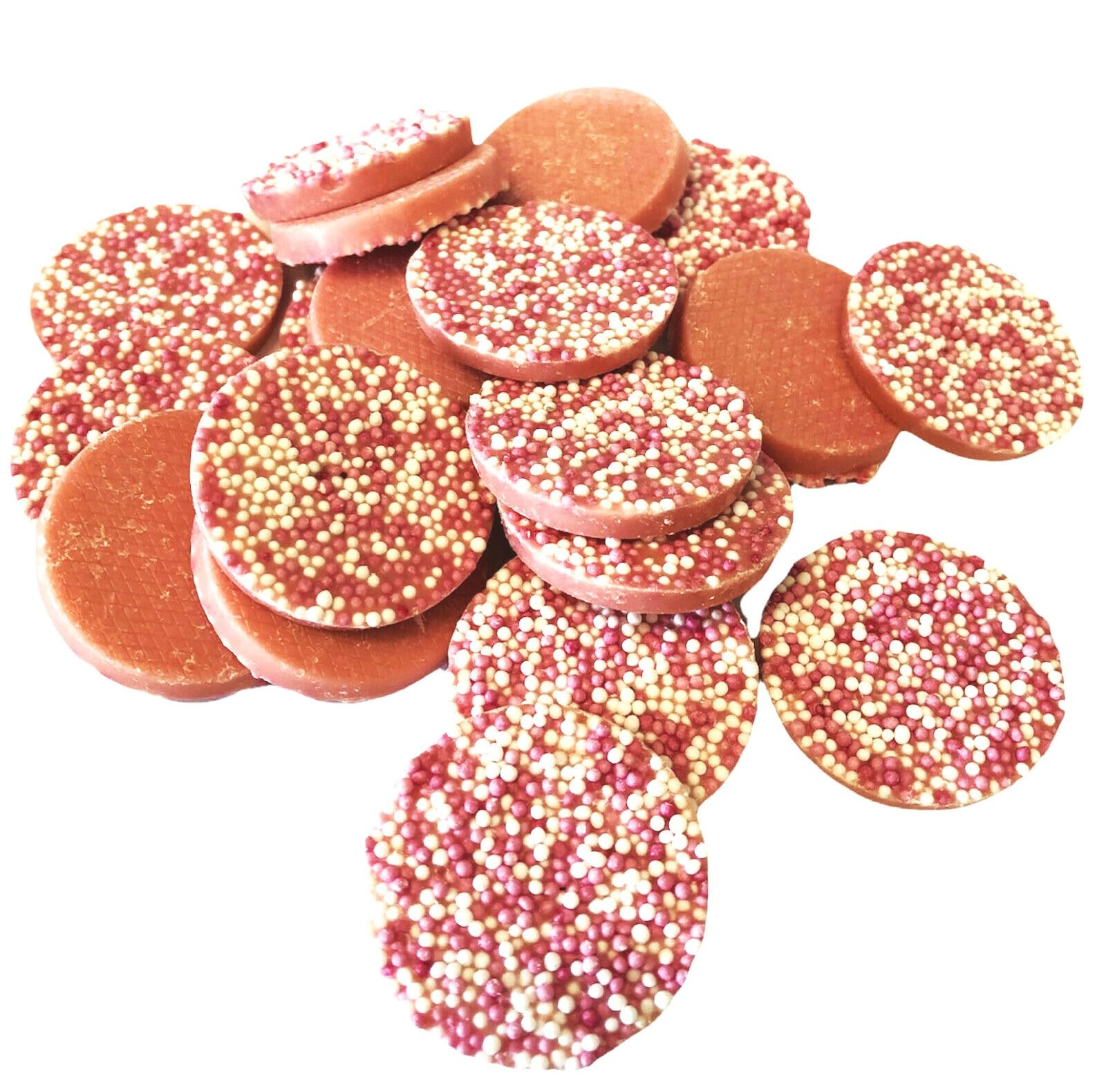 LARGE Strawberry DOG CHOC DROPS With Sprinkles SAFE Chocolate Drops For Dogs 100g-1kg MONSTER CHOCS (1kg)