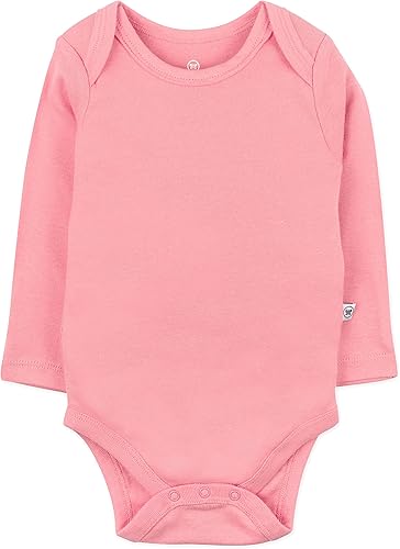 Miniatura 2 de HonestBaby Paquete de 10 mamelucos de manga larga de una pieza 100% algodón orgánico para bebés, niños y niñas, unisex
