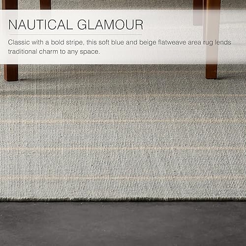 Miniatura 8 de Jaipur Living Cape Cod - Alfombra de área de 7 pies 10 pulgadas x 9 pies 10 pulgadas, azul náutico, con altura de pelo de 16 pulgadas, para