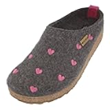 HAFLINGER Cuoricini Felt Clog Wool Slipper