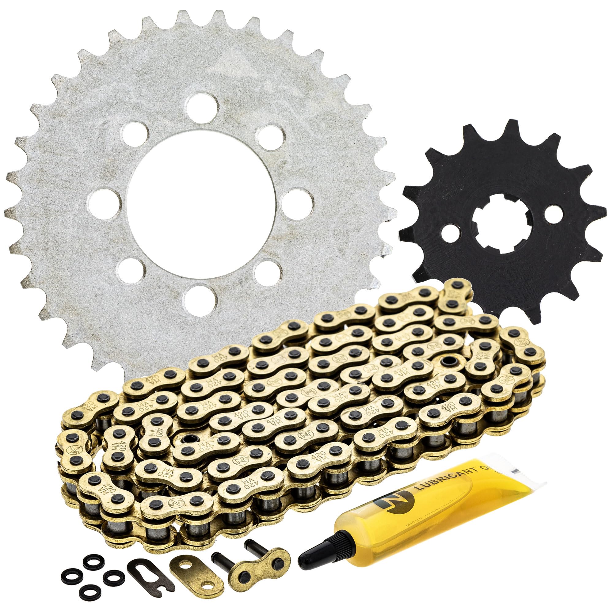 パーツ Davefinch23 Amazon.com: NICHE Drive Sprocket Chain Combo for Kawasaki KLX110