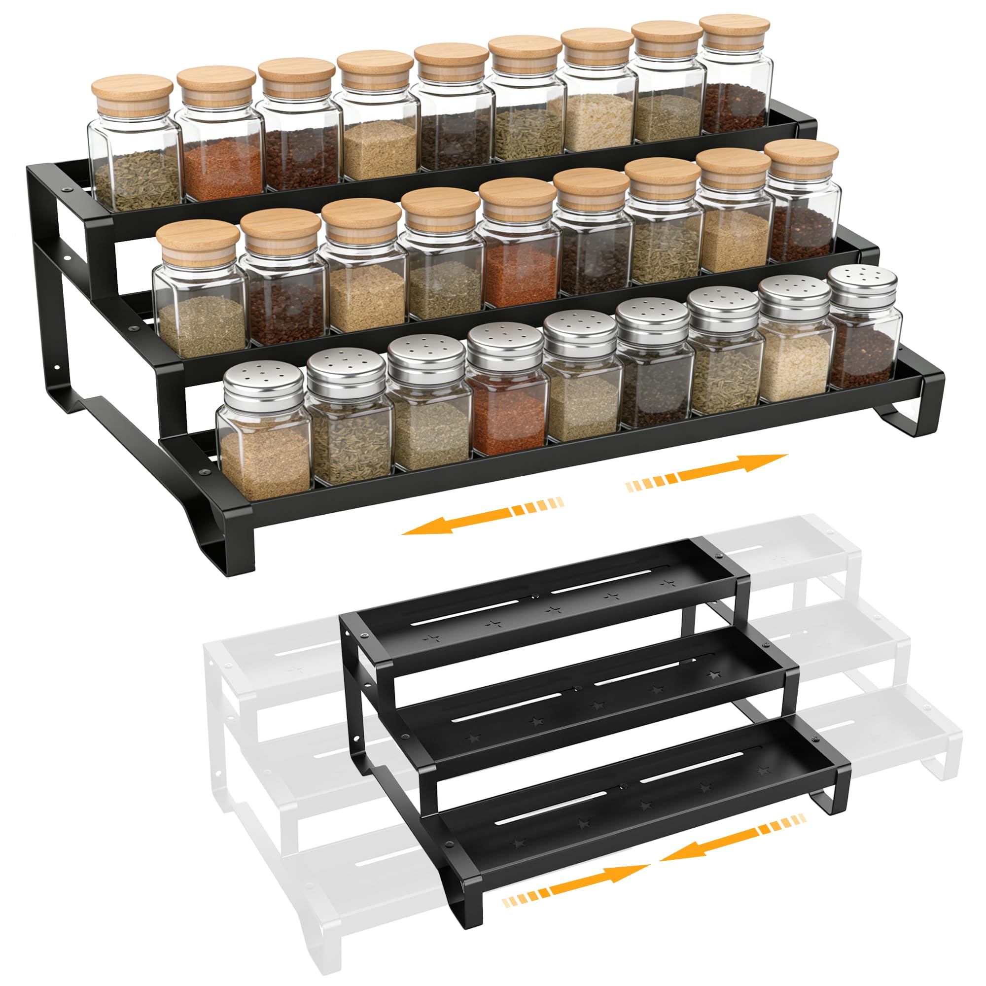 PEEKUP 3-Tier Spice Rack Organizer