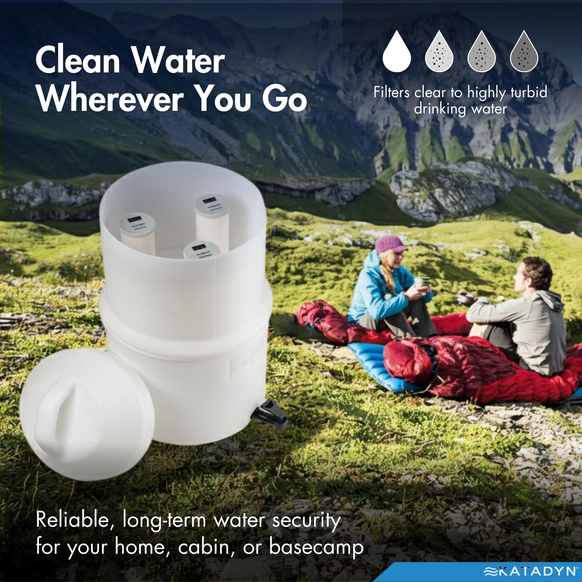 Katadyn Drip Replacet - Filtro de agua de acampada