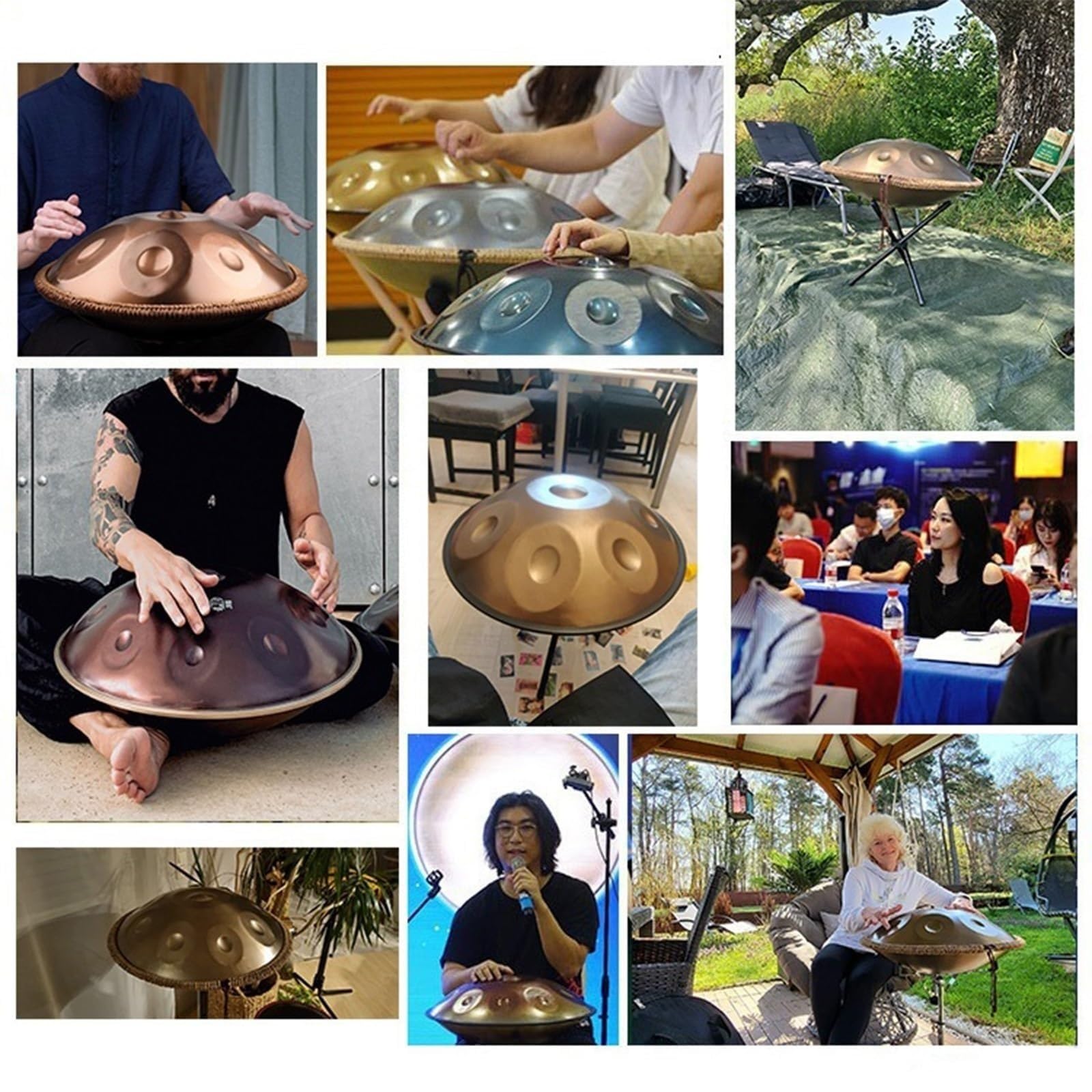 Amazon.co.jp: ハンドパンドラム 432Hz/440Hz、Dマイナー 9/10/12音