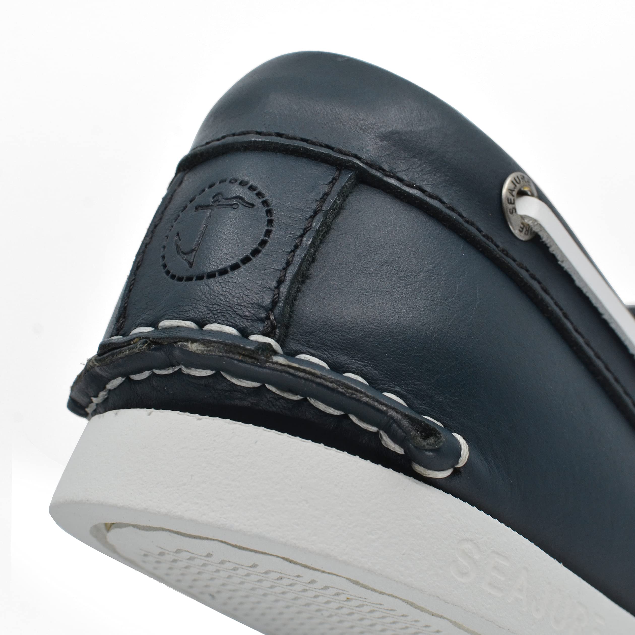Chaussures Bateau pour Femme Watamu Cuir Bleu Marine