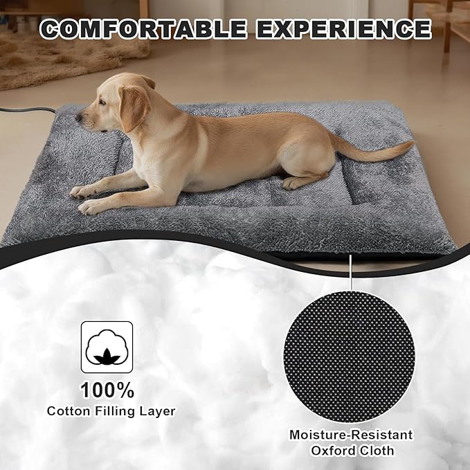 Cama Térmica para Perros Mediana 76x51x5 cm Lavable y Ajustable miniatura 6