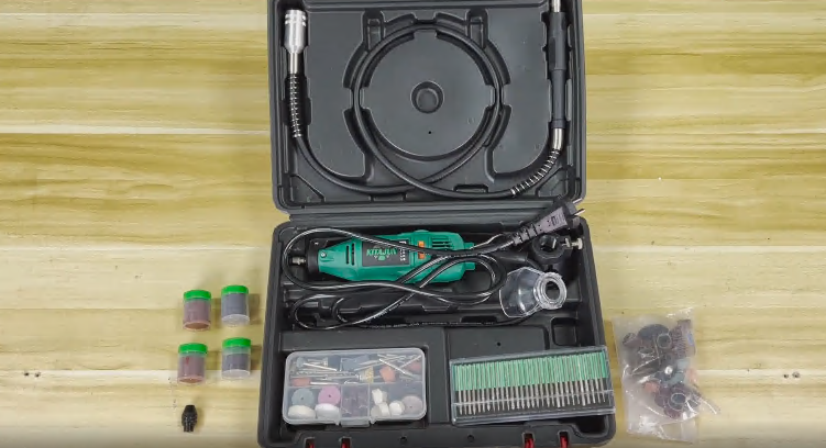 Kitajun Rotary Tool Kit, 5 Speed Adjustments 10000-37000RPM