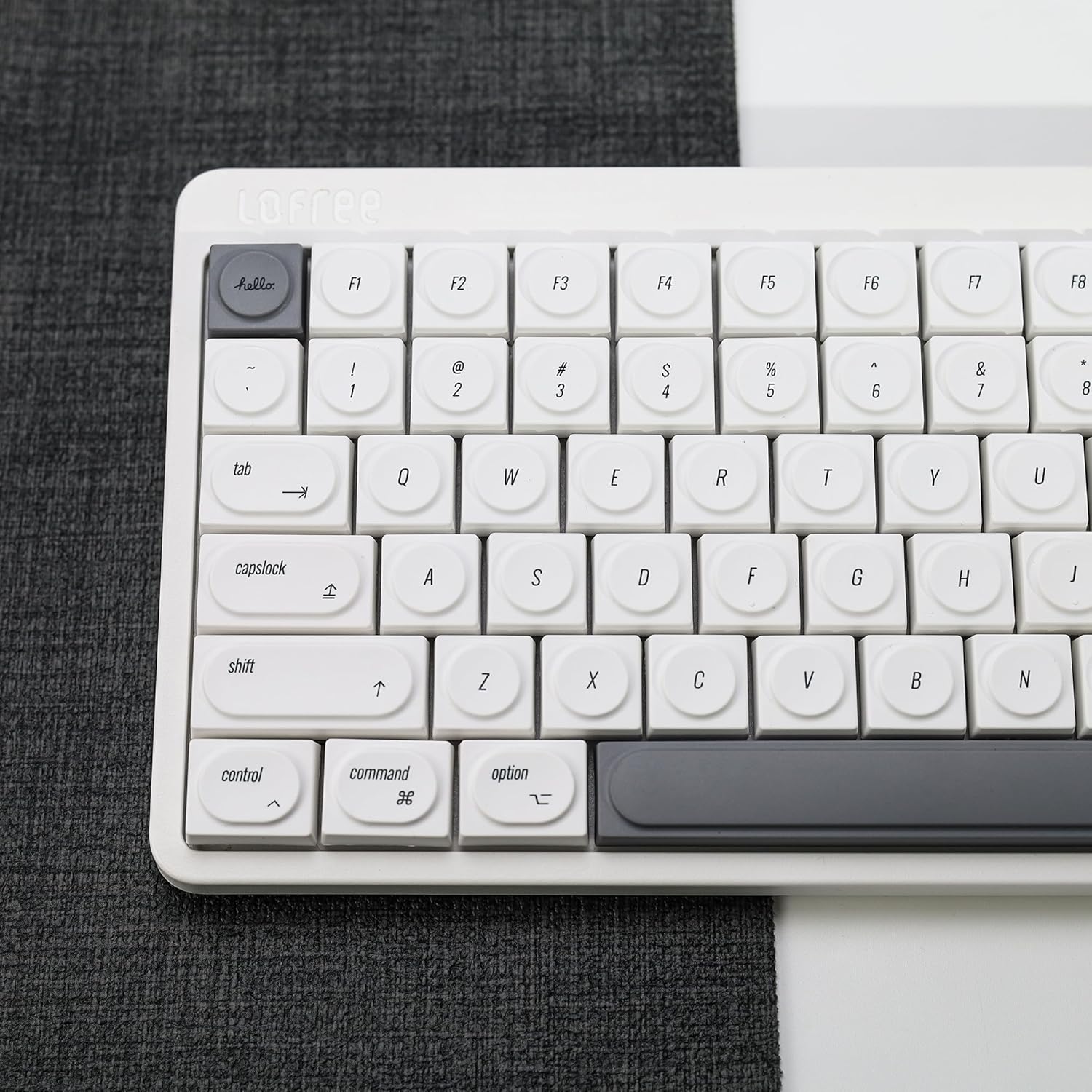 KBDiy for MAC Style Doys Keycaps Low Profile Dye-Sublimation PBT Retro Custom Keyboard Keycap,140 Keys Cap Set for Cherry Gateron MX Switches Mechanical Keyboards