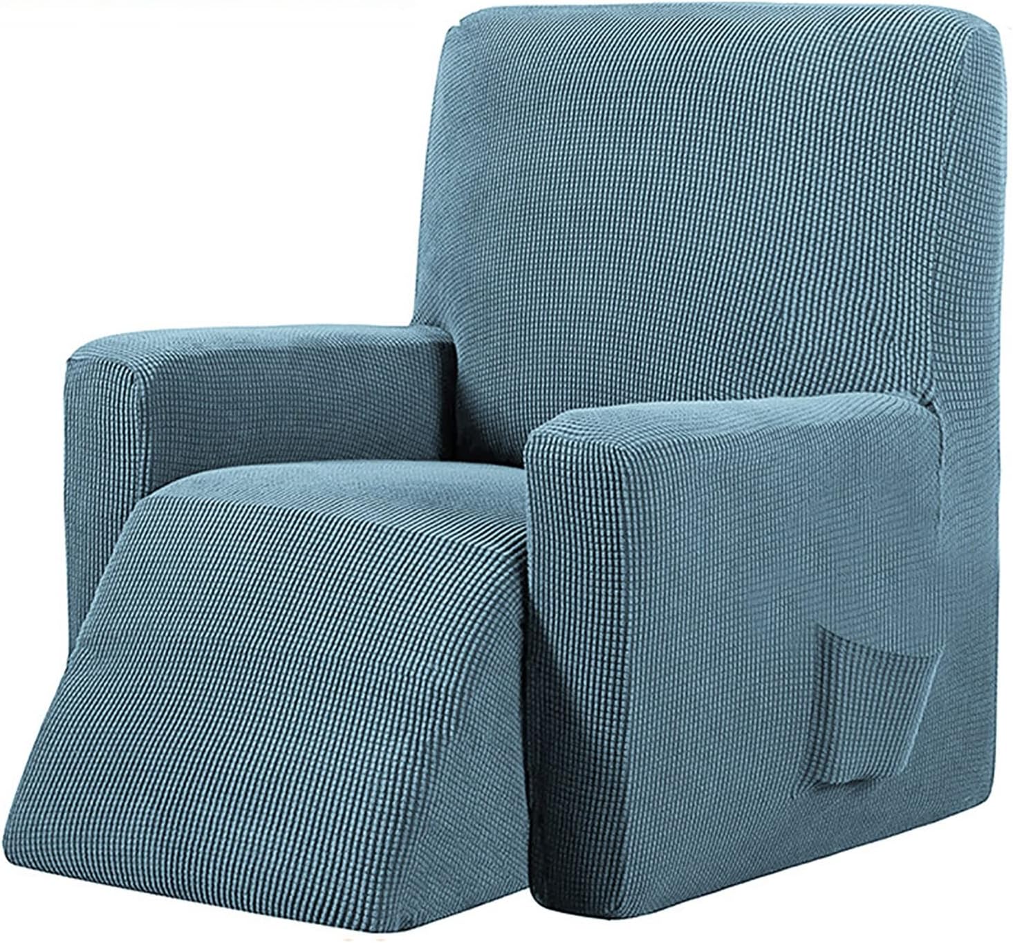 1 Piece Stretch Recliner Chair Covers,Recliner Covers for Recliner Chair Recliner Sofa Cover Soft Non Slip Washable Furniture Protector Suitable for Pets and Kids (Color : L)