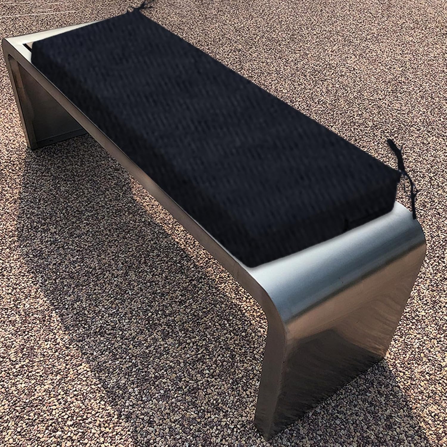 ベンチクッション | 長方形交換用シートパッド、色あせ防止ポーチブランコ交換用パッド | 庭や芝生パーティー、屋内バルコニー、テラス