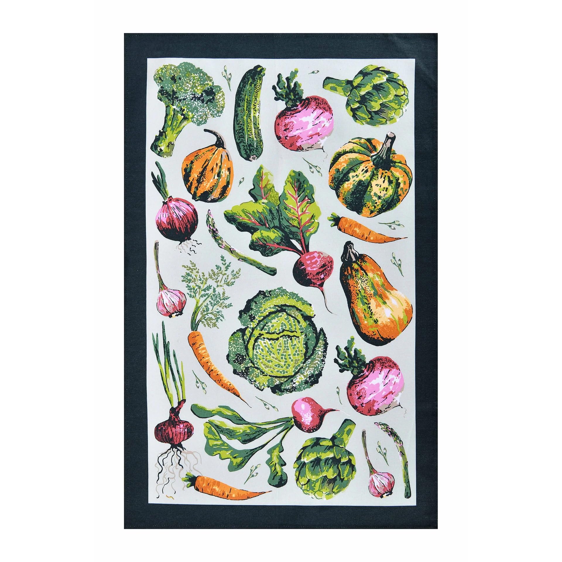 Ulster Weavers Multi-Colored Vegetable Medley Cotton Tea Towel - Multi By
