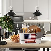 Vista 6 de Bedding Craft Organizador para cubiertos, soporte para cubiertos, decoración de artículos de estaño galvanizado, soporte para utensilios de picnic