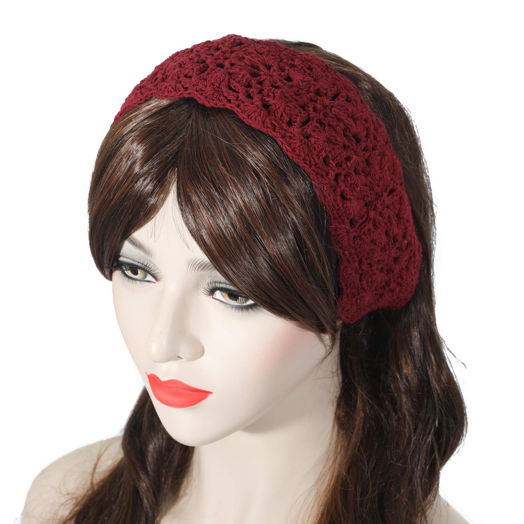 Hoofdbanden voor dames en vrouwen, haarband, breed, boho, bloemenprint, knoop, yoga, sport, haarbanden, elastische haaraccessoires, meerkleurige zachte tulband