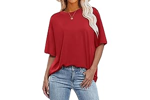 Womens Oversized Red T-Shirt: Stand Out in Comfort and Style