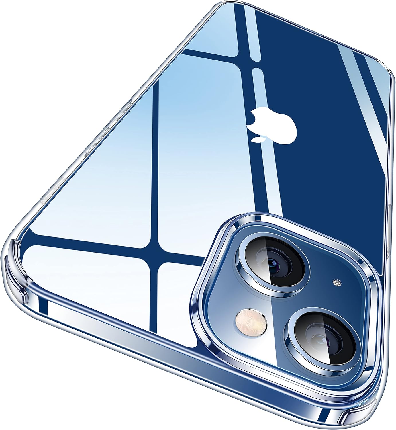 CASEKOO iPhone 13 Mini Clear case, [Not Yellowing] [Military Drop Protection] Shockproof Protective Phone Case Slim Cover 5.4 inch 2021, Clear