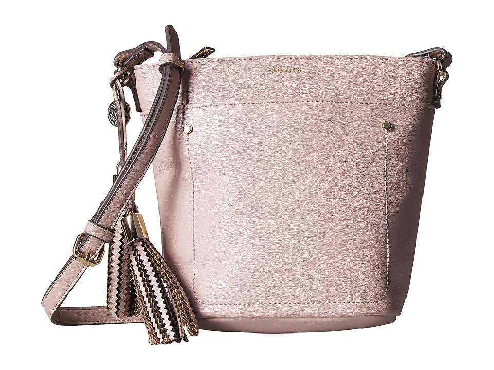 

Anne Klein Bucket Crossbody (Soft Haze) Handbags, Pink
