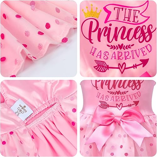 Miniatura 2 de CuteBone Vestido de cumpleaños para niña, ropa de princesa, disfraz de gato, ropa para perros pequeños, traje de mascota DD20S