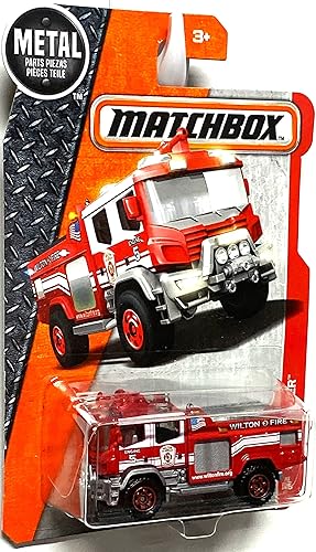 Miniatura 4 de Matchbox 2016 MBX Heroic Rescue Blaze Blitzer Fire Engine 76/125, rojo