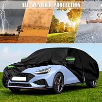 JUDANNA Vízálló Autótakaró Hyundai i30/i30 N 2011-2025 Teljes Garázstakaró Hó Eső Porsz 5