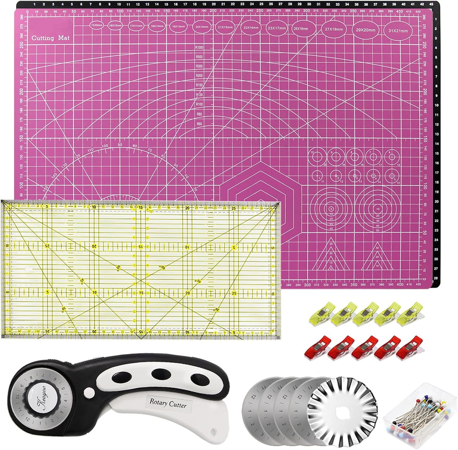 Tappetino Da Taglio Sizzix A3 - Superficie Autorigenerante, Griglia Metrica E Imperiale