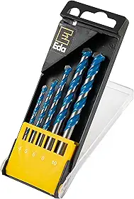 Eda Brocas Fura Tudo em Jogo 5 Peças 4 a 10 mm