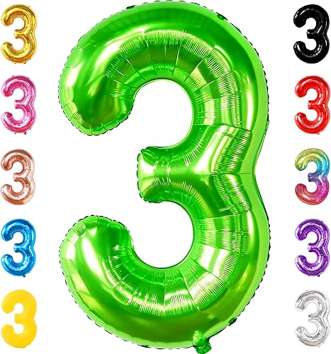 Miniatura 782 de KatchOn, Globo dorado gigante del número 8 de 40 pulgadas, globo dorado del número 8 para decoraciones de cumpleaños de 8 años para niñas