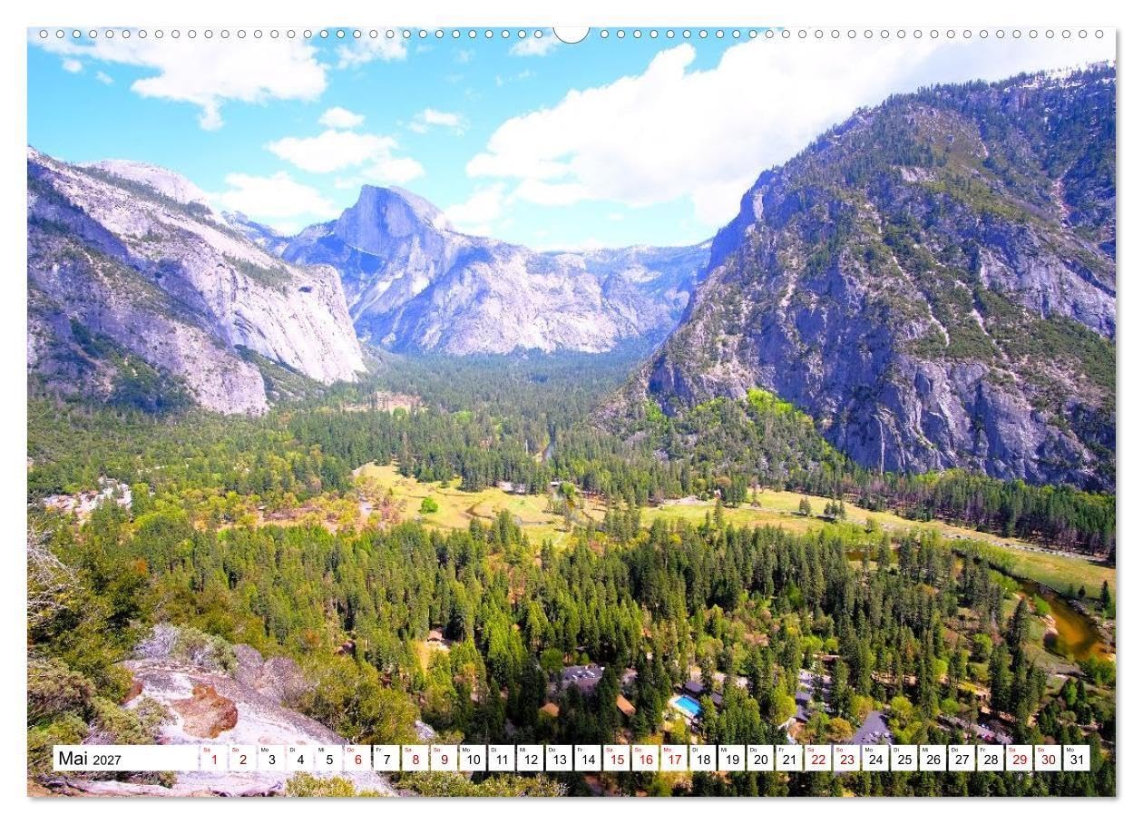 Naturwunder und Nationalparks der amerikanischen Westküste (hochwertiger Premium Wandkalender 2027 DIN A2 quer), Kunstdruck in Hochglanz: Die Schönheit des Wilden Westens (CALVENDO Orte)