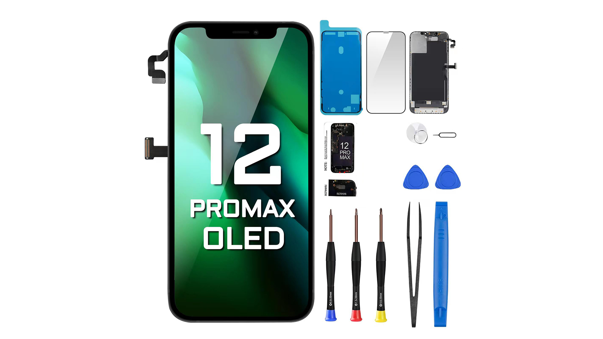 Amazon.com: DGSCSMY [OLED] for iPhone 12 Pro Max Screen