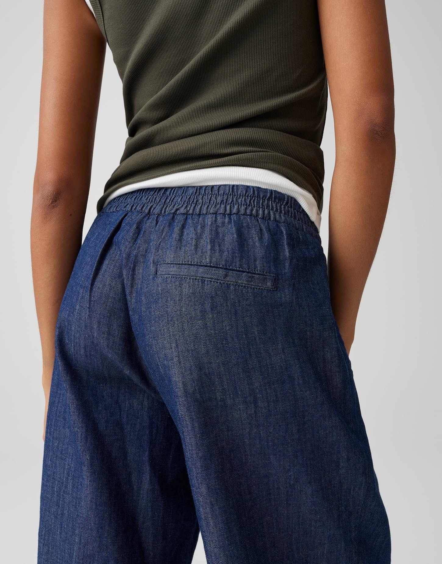 OPUS Damen City Pants | MYHA Coastal Relaxed City Pants aus weichem Chambray Denim
