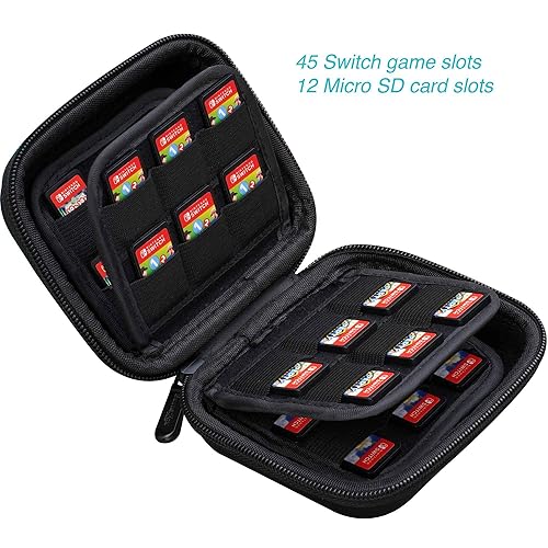 Miniatura 2 de ButterFox Funda de juego de 45 interruptores para Nintendo Switch, soporte de almacenamiento de tarjetas de juego Switch o funda de tarjeta de
