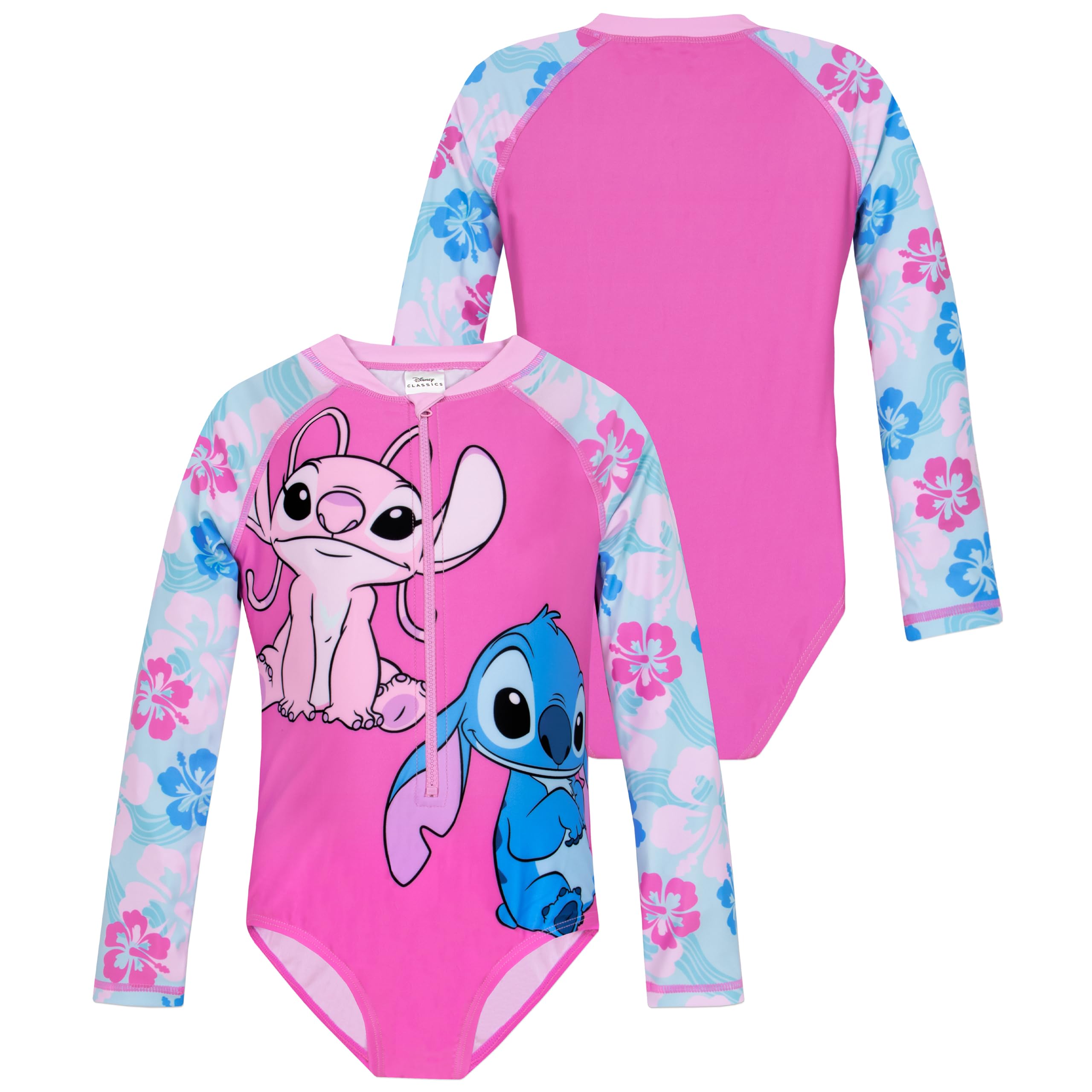 Disney Lilo Y Stitch Bañador Piscina Niña | Manga Larga Bañador Niña Stitch | Bañadores Una Pieza para Niñas