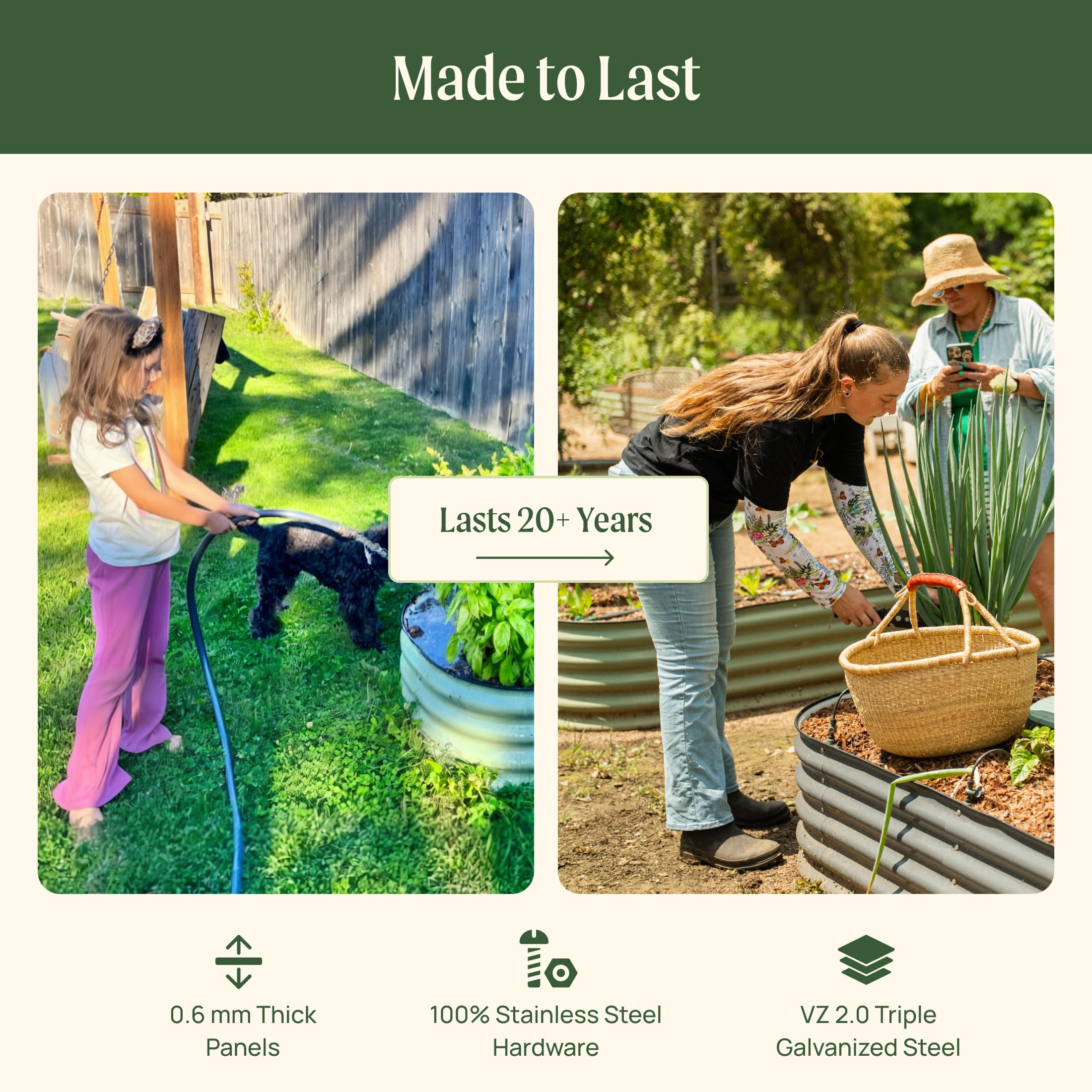Vego Raised Garden Beds - 8ft x 2ft Metal Planter -4 Vego Raised Garden Beds - 8ft x 2ft Metal Planter -4