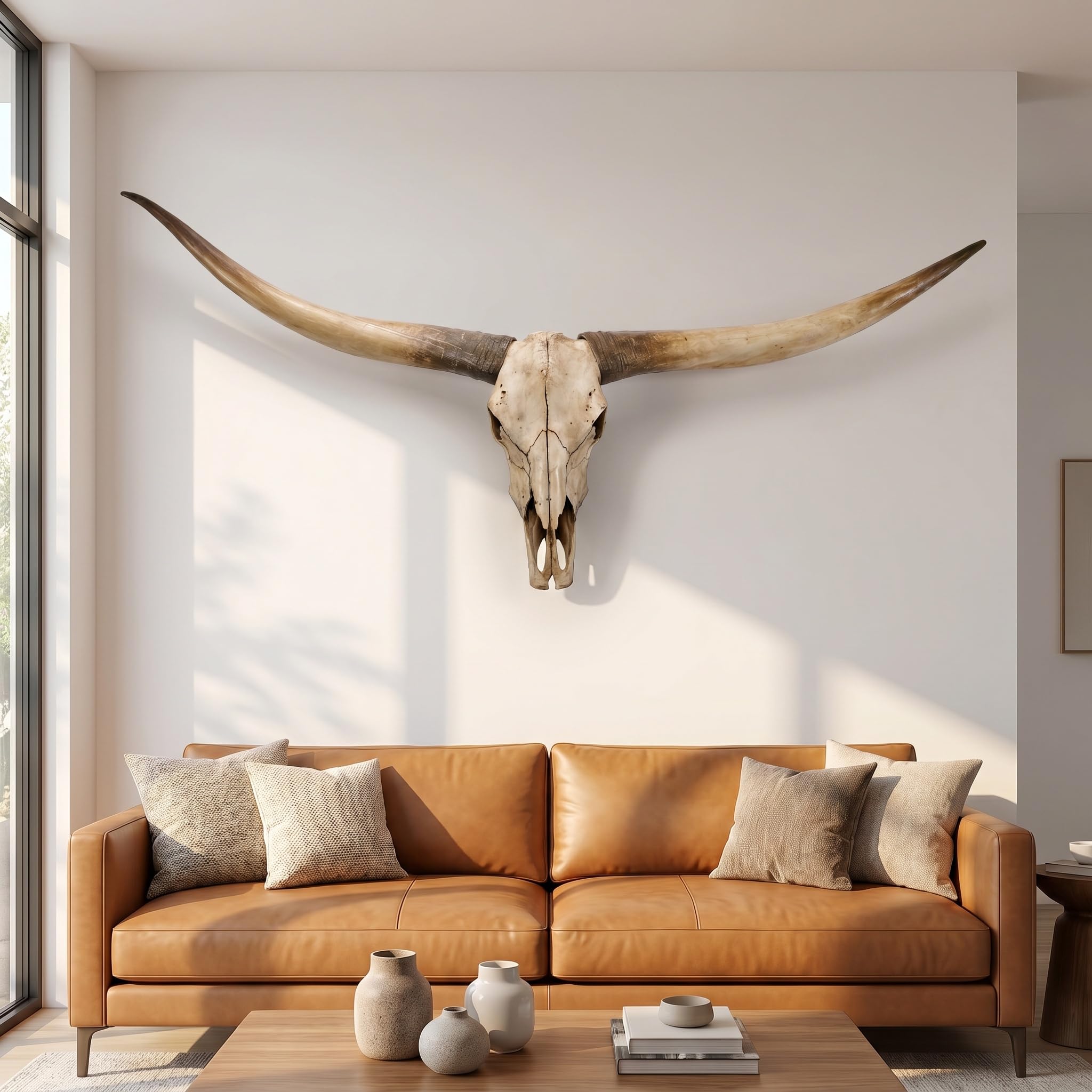 Decoración de Pared: Cráneo de Longhorn de 70 Pulgadas
