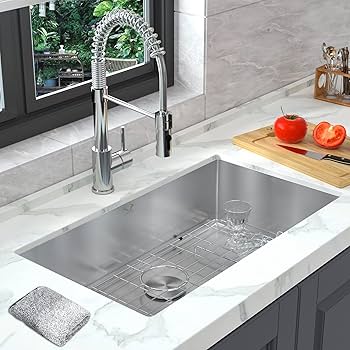 食器 S o LD Kitchen Sinks 32x18 Inch Undermount Kitchen Sink Stainless