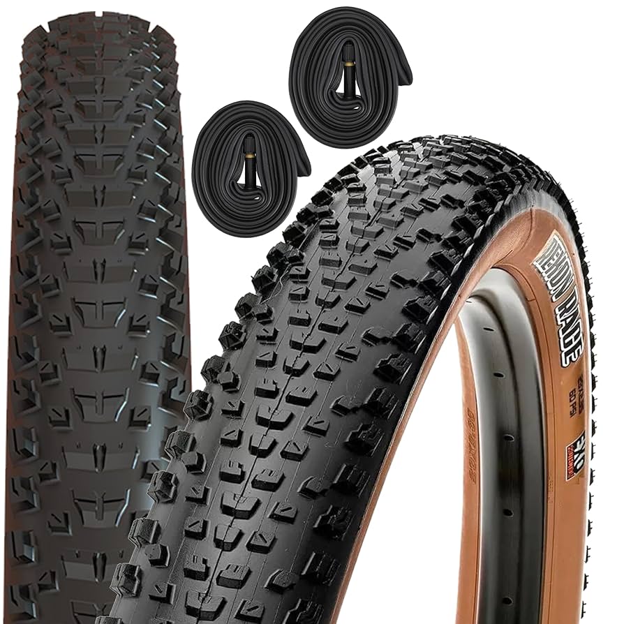2-Packs 27.5” Rekon Race Tan Wall Bike Tires for Mountain