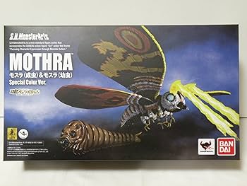 BANDAI - モンスターアーツ　モスラ（成虫）　通常カラー バンダイ 魂ウェブ商店限定 S.H.モンスタアーツ モスラ（成虫