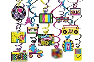 Bessmoso 80s Party Decorations and Supplies