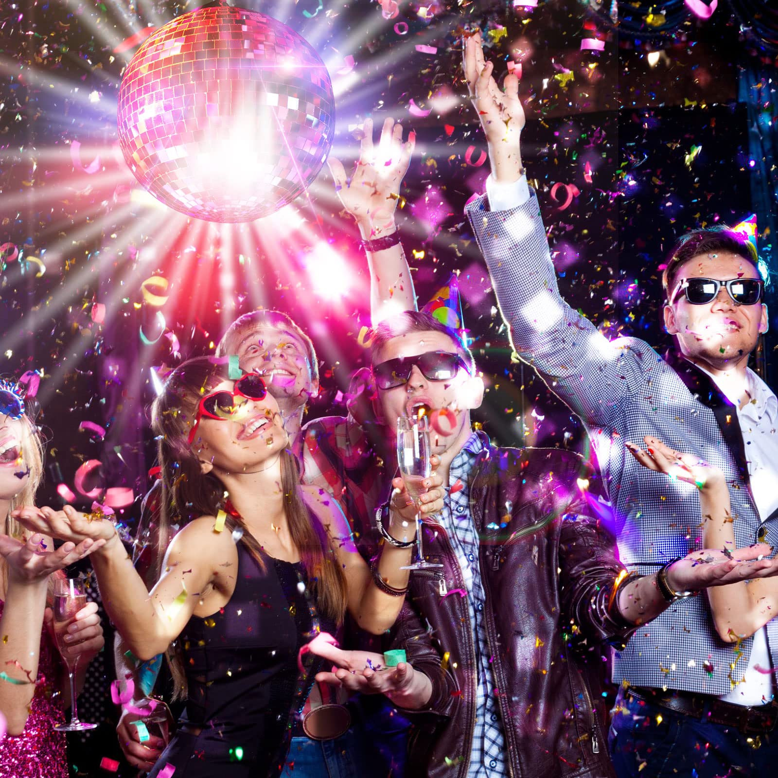 Amazon.co.jp: 16インチ ディスコボール 大型ガラスミラーボール 反射 Amazon.co.jp: 16インチ ディスコボール 大型ガラスミラーボール 反射