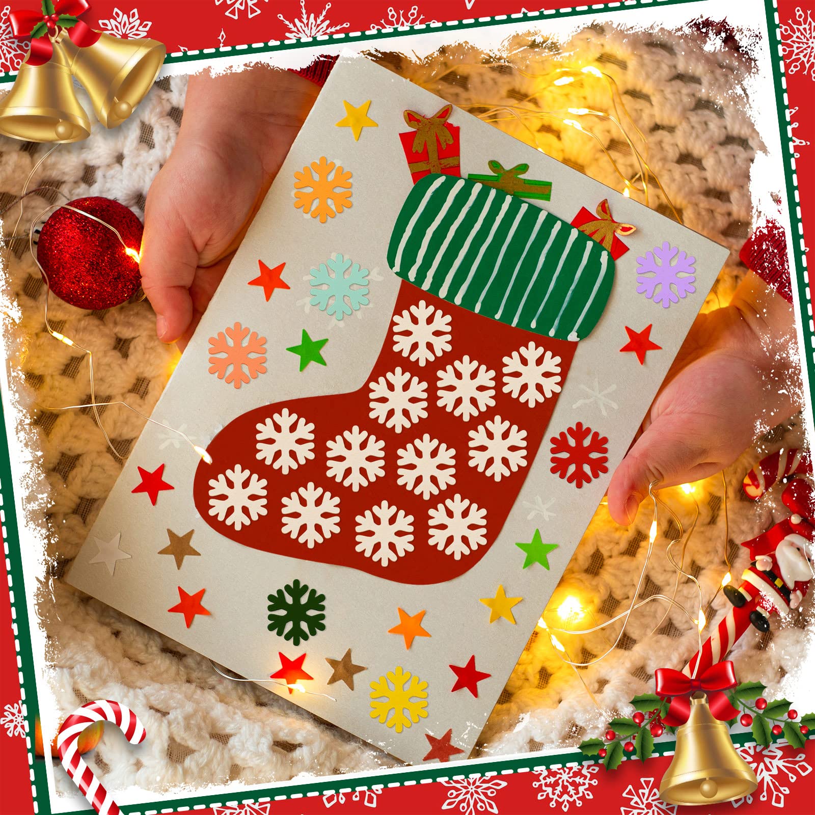 200 Piezas De Copos De Nieve De Madera Huecos - 2,3 Cm, Para Manualidades, Tarjetas Y Decoración