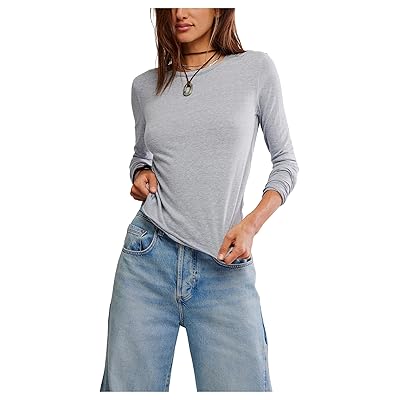 Free People Nova T Shirts Long Sleeve Women