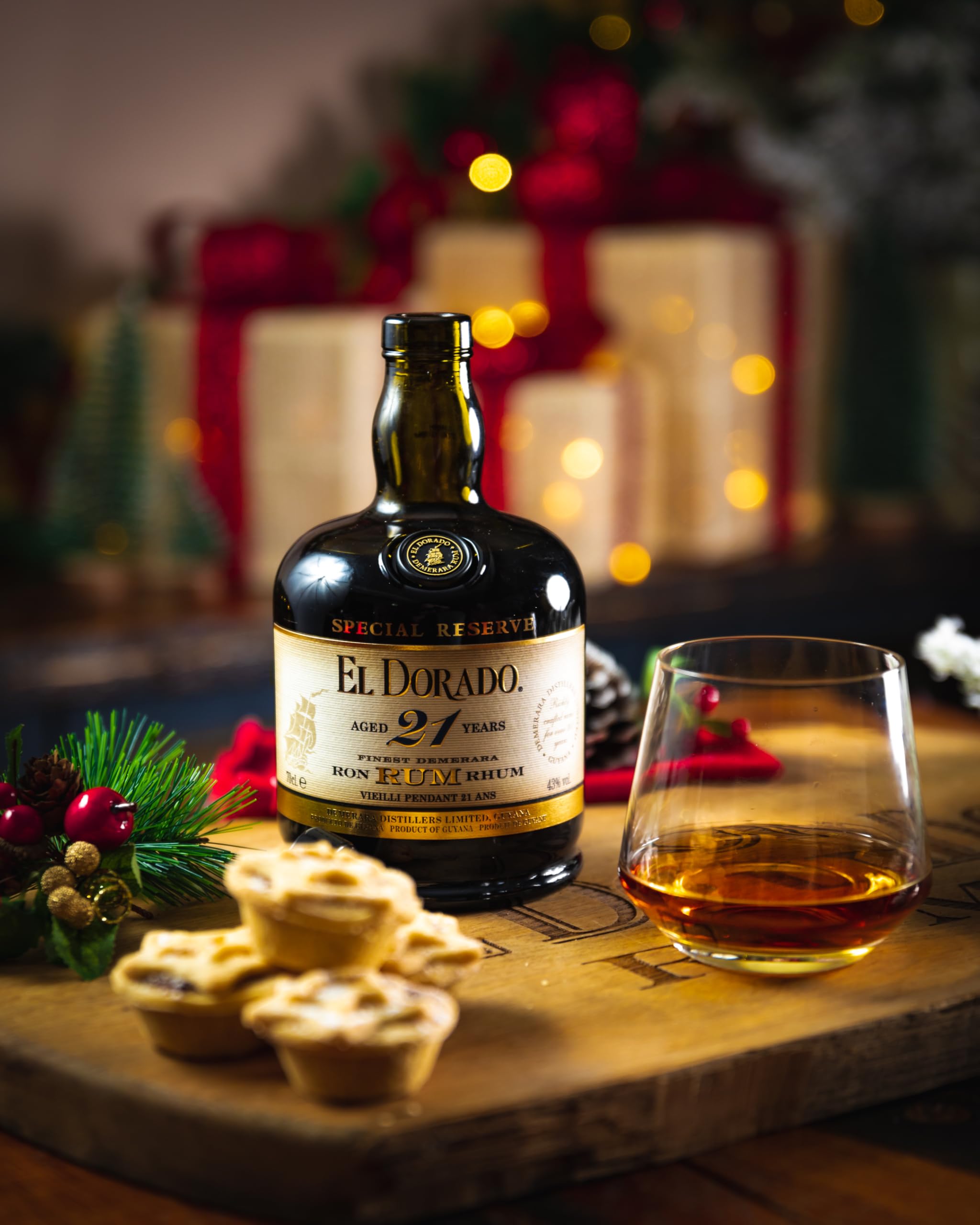 El Dorado 21 Jahre Rum (1 x 0.7 l) | Exellenter 21 jähriger Rum aus Guyana