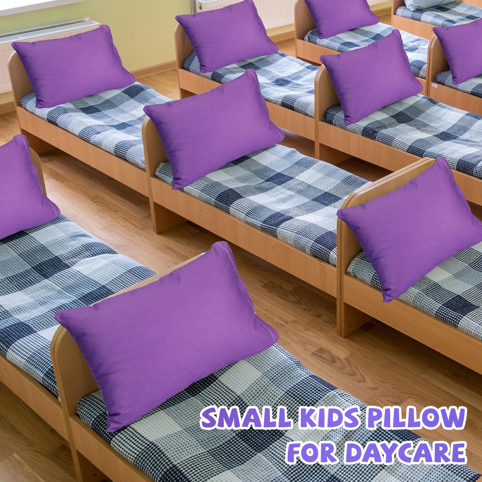 Kigley 6 Pack Mini Pillows Bulk Small Pillows 14 X9 Soft Travel Nap Pillow For Daycare Nap Time Pet Neck Lumbar(Multicolor - View #7