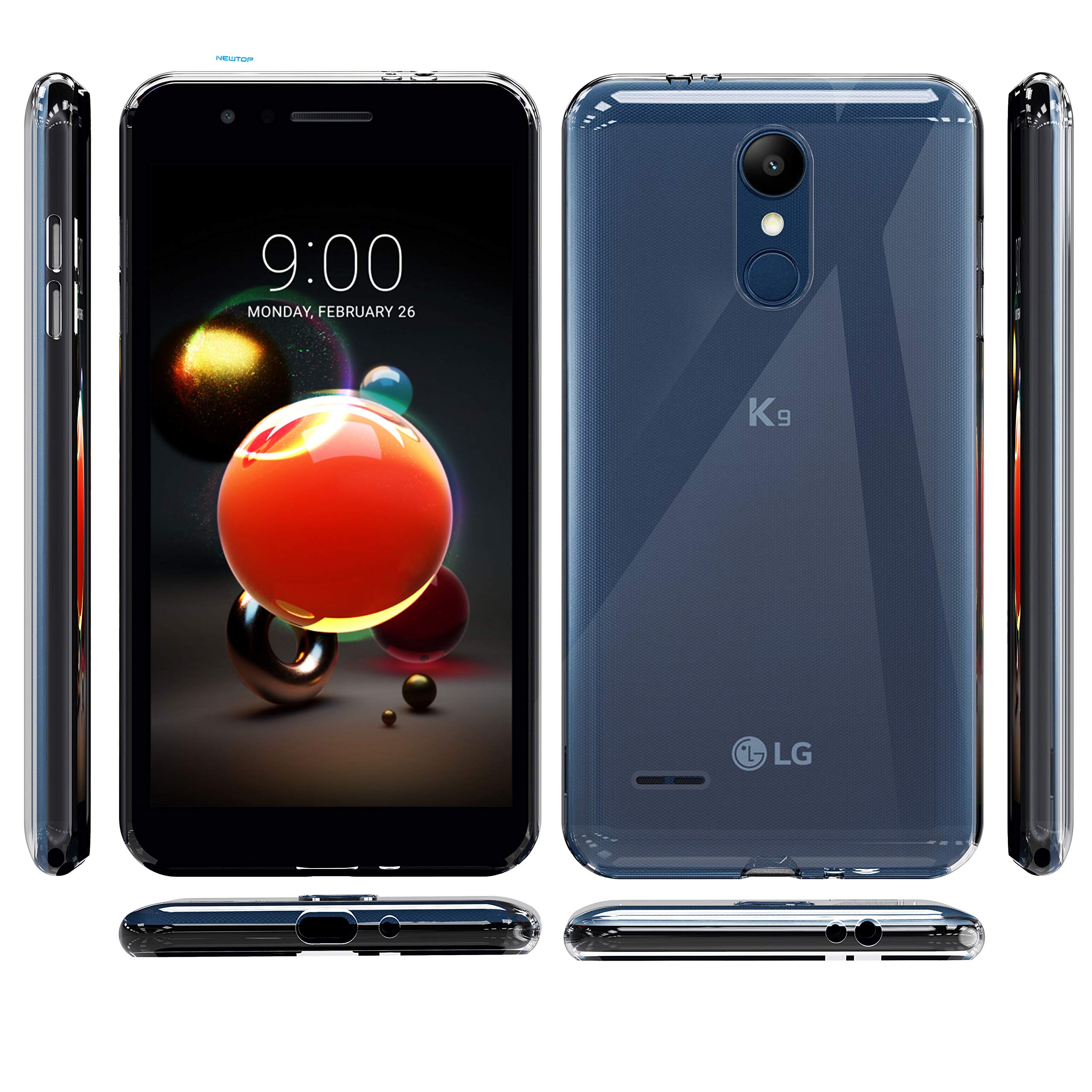 N NEWTOP Pellicola Compatibile con LG K50S, GLASS FILM 0.3mm 9H Vetro Temperato Proteggi Schermo Display Anti Urto Protezione (2 Pezzi
